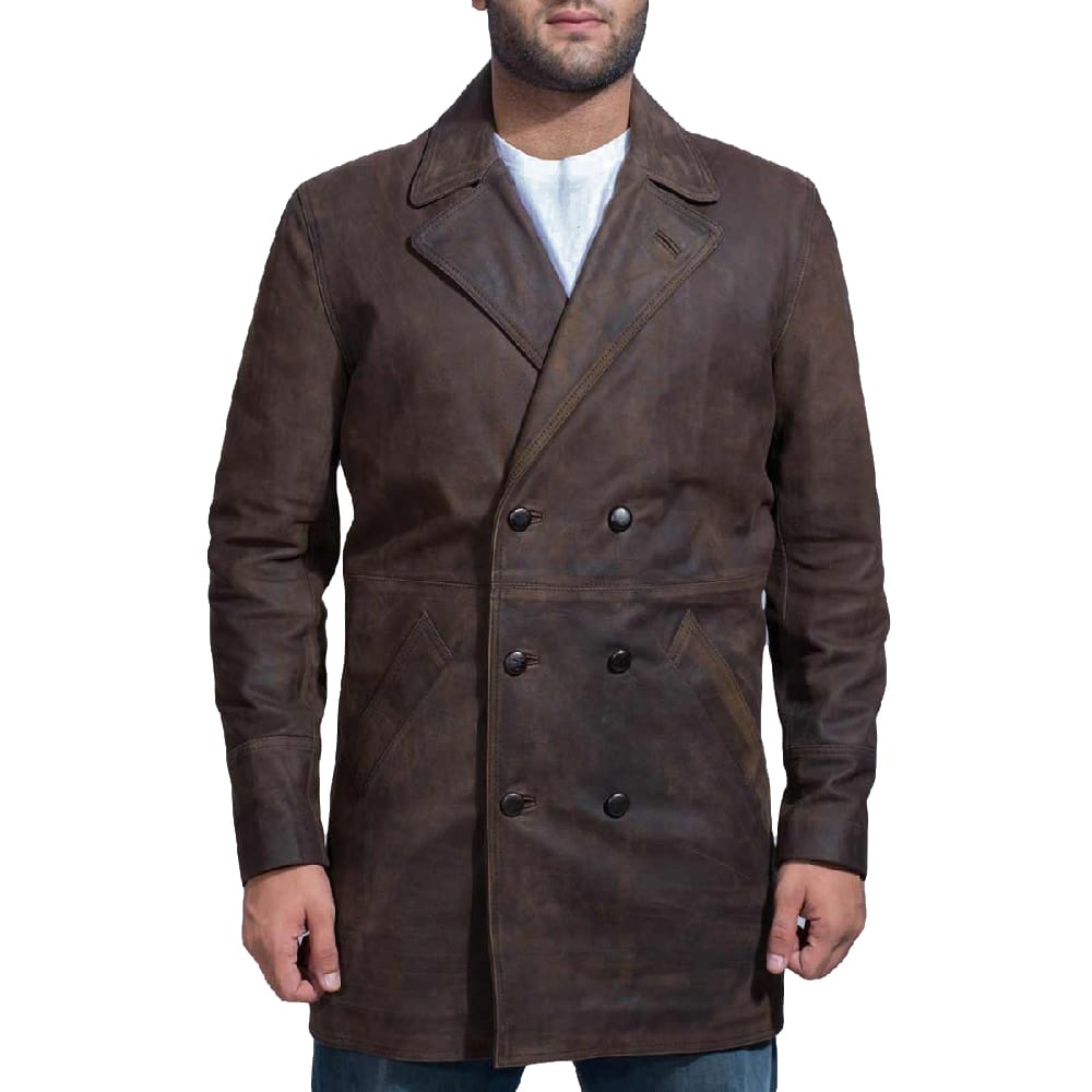 Men Leather Coat