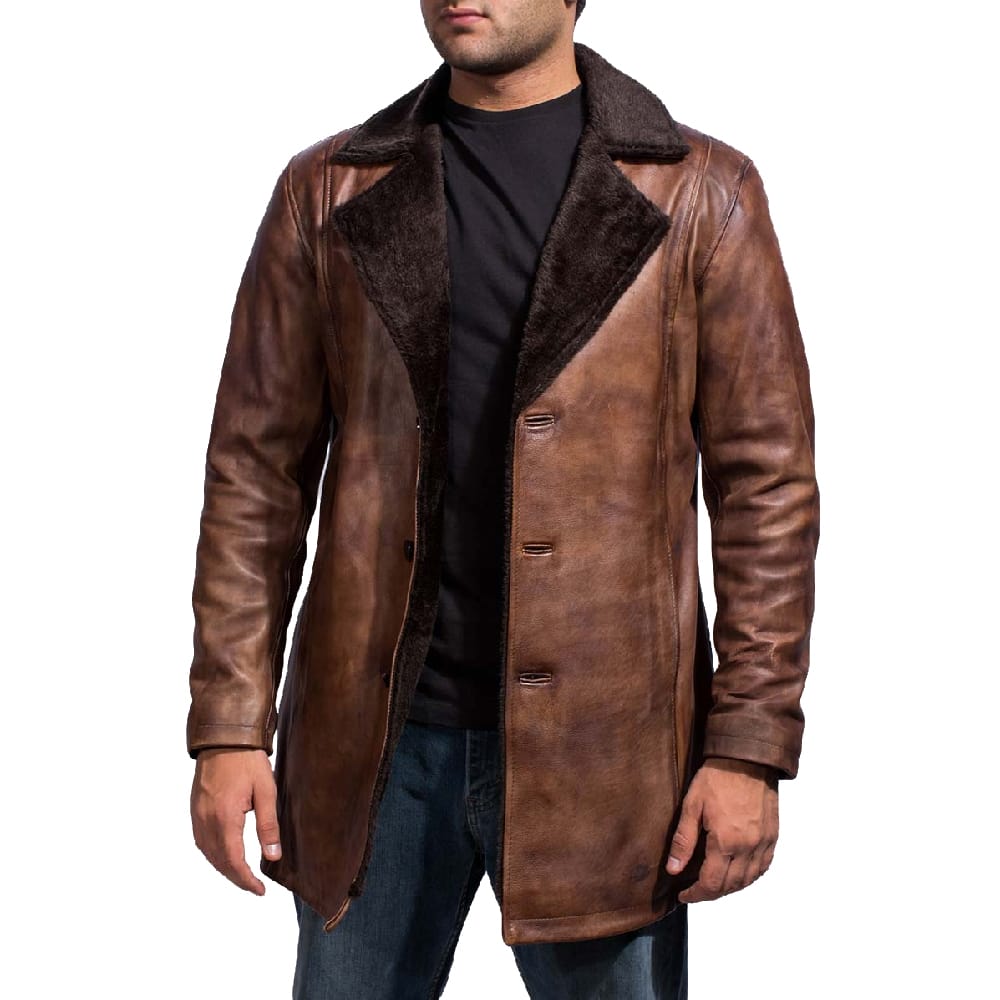 Men Leather Coat