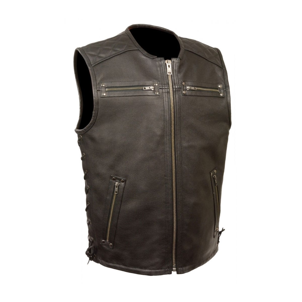 Men Leather Vest