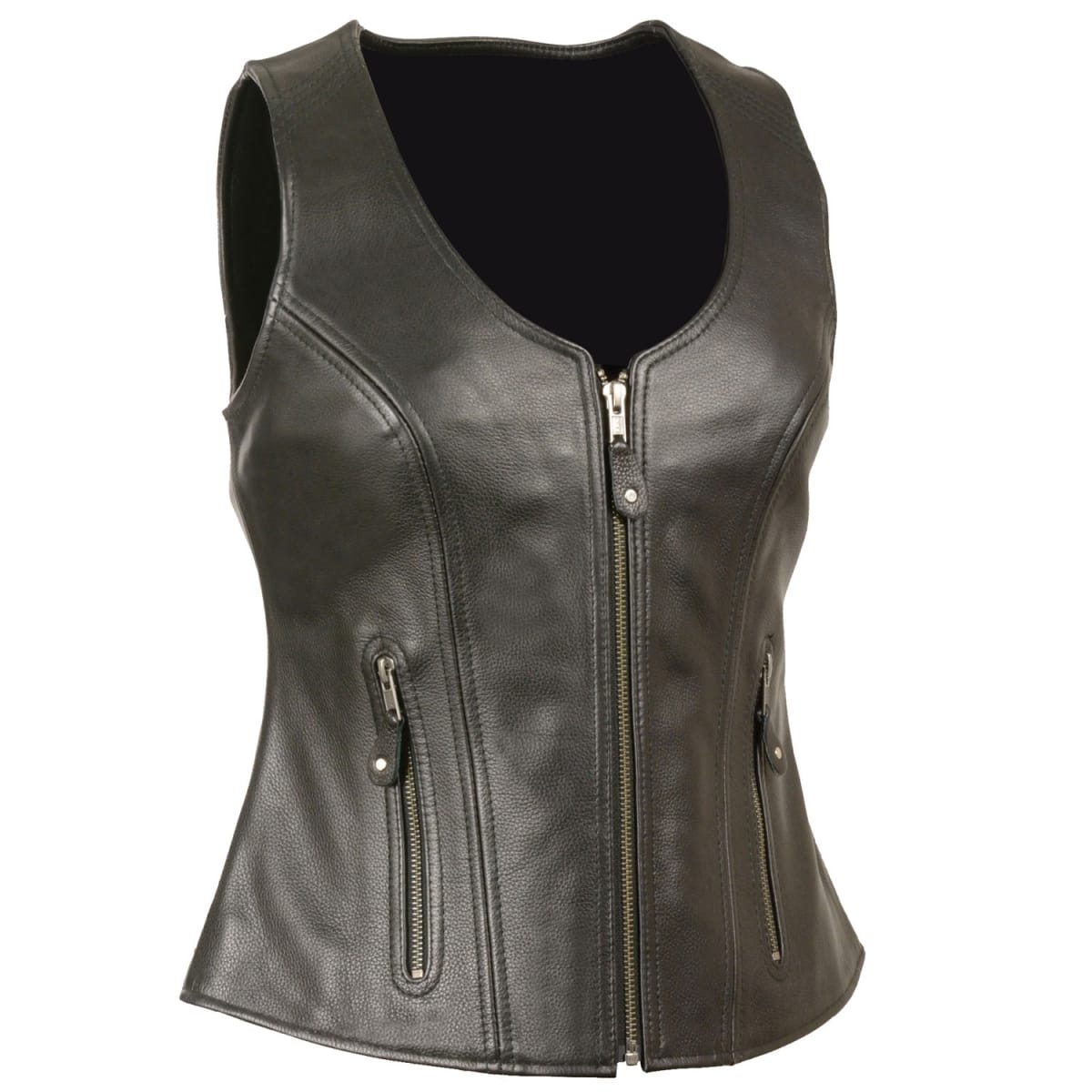 Women Leather Vest