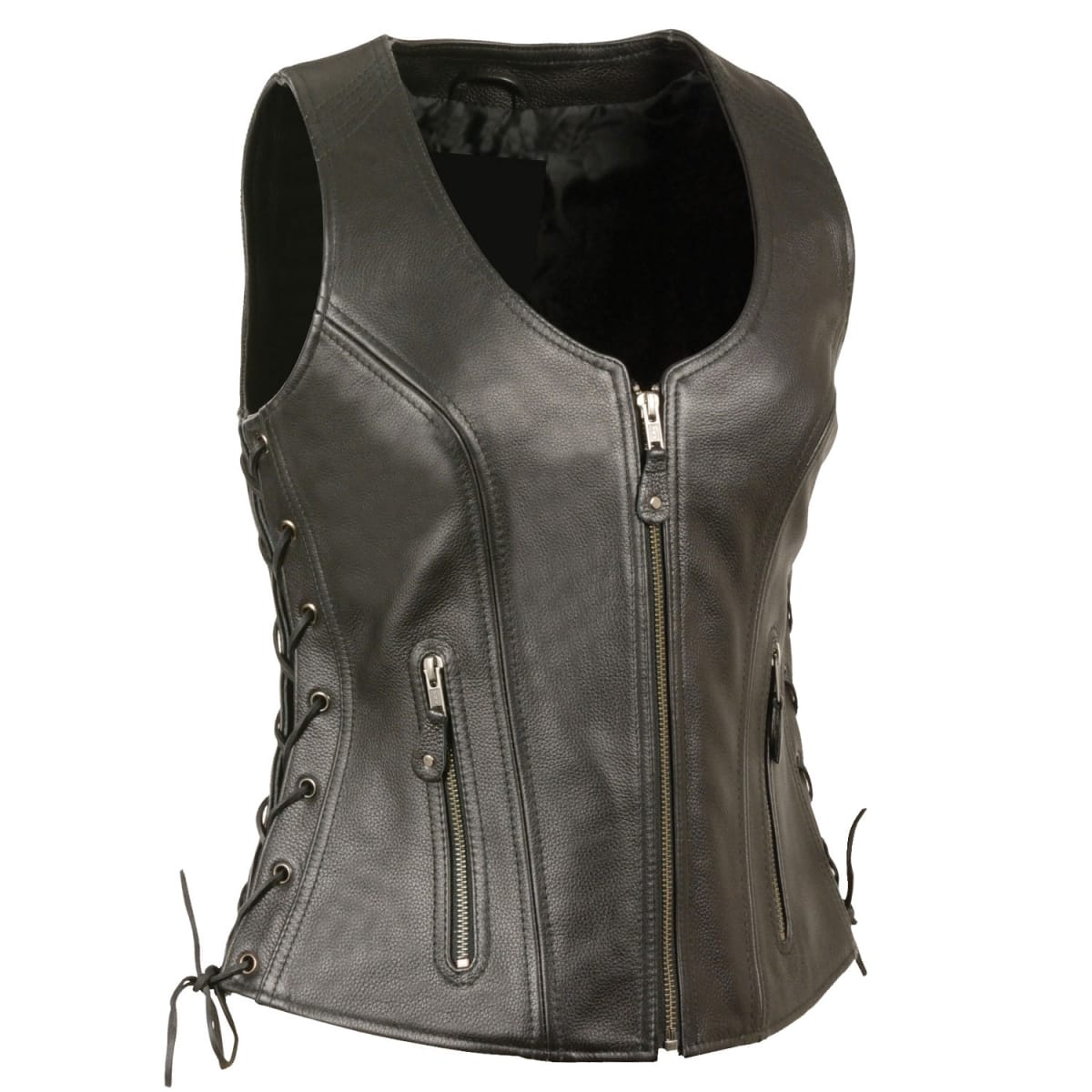 Women Leather Vest